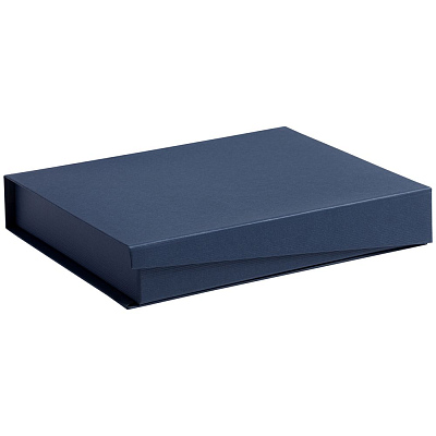Коробка Duo под ежедневник и ручку, темно-синяя (Тёмно-синий)