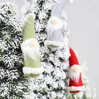 Новогоднее украшение рождественский гном Гехайм (1шт)  (Зеленый)