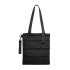 Шоппер Superbag Bubble, стёганый, с магнитной кнопкой (черный) - Фото 4