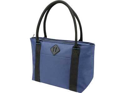 Сумка-холодильник Repreve® Ocean на 12 банок из переработанного ПЭТ-пластика (Тёмно-синий)