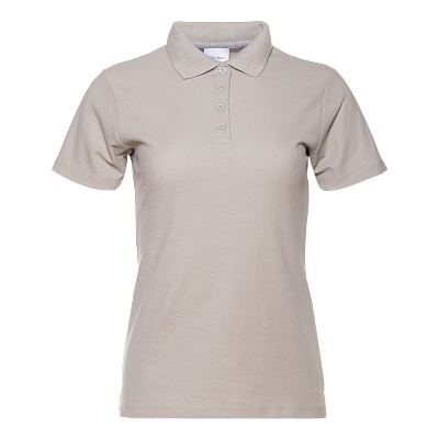 Рубашка поло женская STAN хлопок/полиэстер 185, 04WL (Светло-серый)