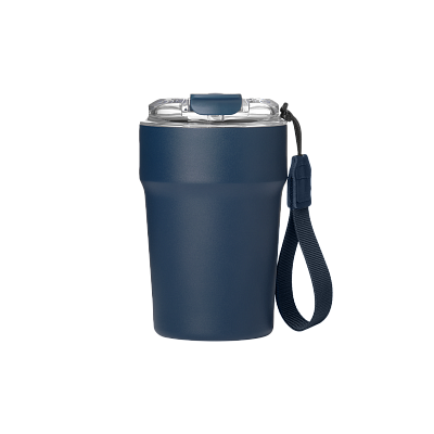 Термокружка вакуумная Monaco, синяя (Синий)