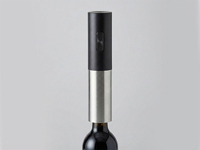 Электрический штопор для винных бутылок Rioja (Черный, серебристый)