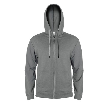 Толстовка унисекс на молнии с капюшоном EVEREST 2 260 (Тёмно-серый)