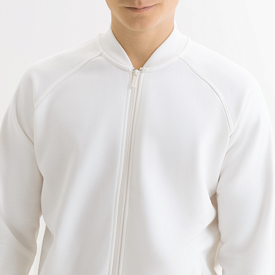 Толстовка на молнии, унисекс Торрес (Torres) белая