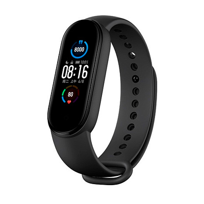 Смарт-браслет Xiaomi Mi Smart Band 5, черный (Чёрный)