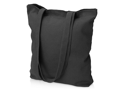 Сумка из плотного хлопка Carryme 220, 220 г/м2 (Чёрный)