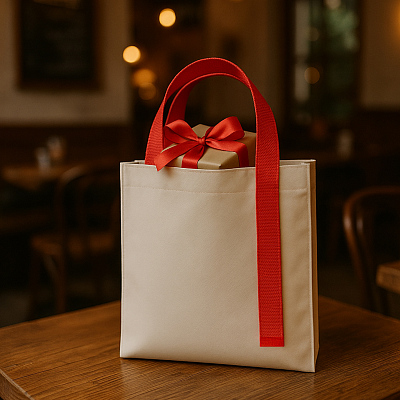 Шоппер Superbag Pack (S) (неокрашенный с красным)