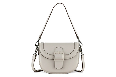 Сумка женская наплечная BUGATTI Zita, бежевая, полиуретан, 20,5 x 9 x 15 см