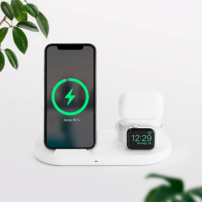 Беспроводная зарядная станция 3в1 Прайм (Prime)