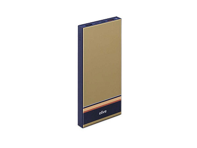 Внешний аккумулятор NEO ARIA, 10000 mAh (Зеленый оливковый/синий)