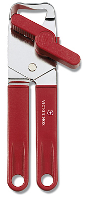Консервный нож VICTORINOX универсальный, сталь/пластик, красный