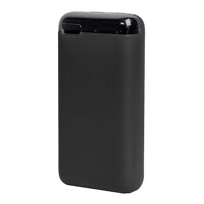 Универсальный аккумулятор Num 20 (20000 мАч), черный, 14,6х7.0х2,75 см (Чёрный)