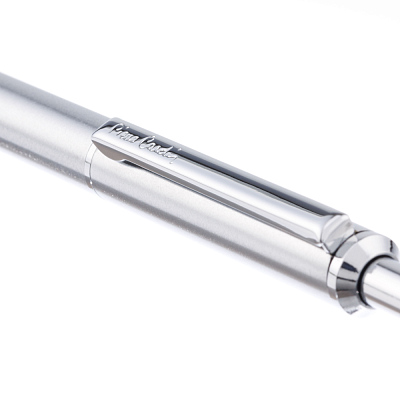 Ручка шариковая Pierre Cardin EASY. Цвет - серебристый.  Упаковка Е