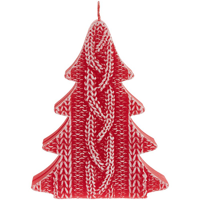 Свеча Kniteam, елка, красная (Красный)
