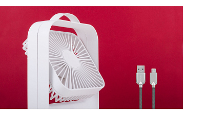 Портативный вентилятор Rombica NEO Flow, белый