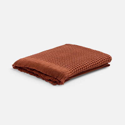 Плед вафельный Elenglect  (Оранжевый)