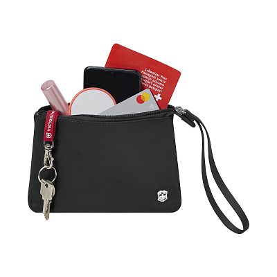 Сумка VICTORINOX Victoria Signature Tote, черная, нейлон/кожа, 51x15x30 см, 19 л