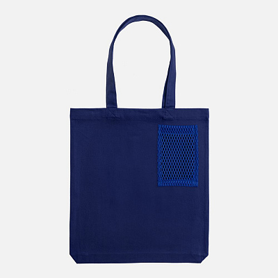 Карман из крупной сетки Pose, серый