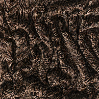 Плед Hygge, коричневый