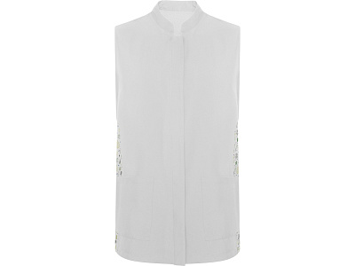 Жилет Aldany, женский (Белый/растительный принт)