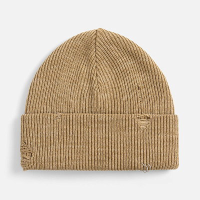 Шапка Ribelle, коричнево-бежевый меланж (Бежевый)