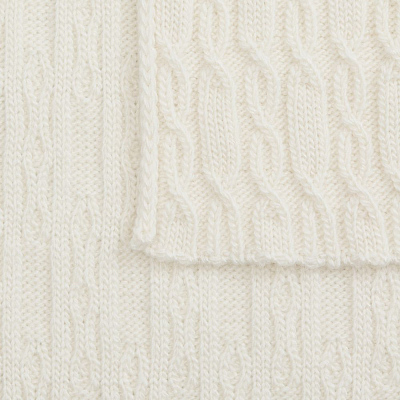 Плед Knitline, белый (молочный)