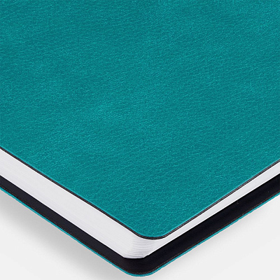 Ежедневник Strep Front на заказ, недатированный, бирюзовый