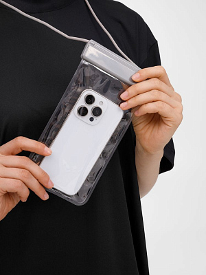 Водонепроницаемый чехол для телефона Aqualock  (Серый)