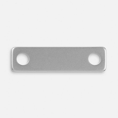 Шильдик металлический Alfa Liten  (Серебристый)