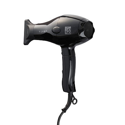 Фен DEWAL BEAUTY YumMy Black, чёрный, 2000 Вт, ионизация, 1 насадка