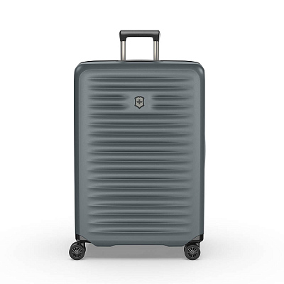 Чемодан VICTORINOX Airox Advanced, серо-синий матовый, 100% поликарбонат Makrolon, 50x32x75 см, 103 (Cерый)