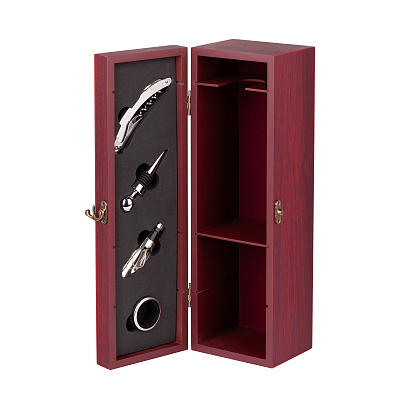 Набор винный "Салют" в подарочной коробке  (Бордо)