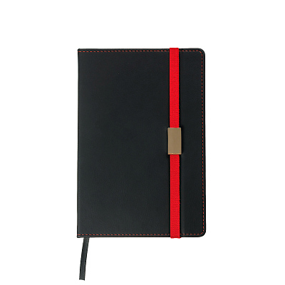 Ежедневник Cut Book недатированный, черный (Черный, бежевый)