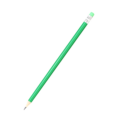 Карандаш с цветным корпусом Largo  (Зеленый)