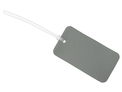 Багажная бирка Favor на силиконовой петле (Серый)