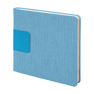 Ежедневник недатированный Scotty, А5-,  бирюзовый, кремовый блок, без обреза (Бирюзовый)