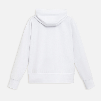 Худи с капюшоном, унисекс Алекс (Alex) белый, размер S