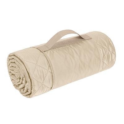 Плед для пикника Comfy, желтый (Бежевый)