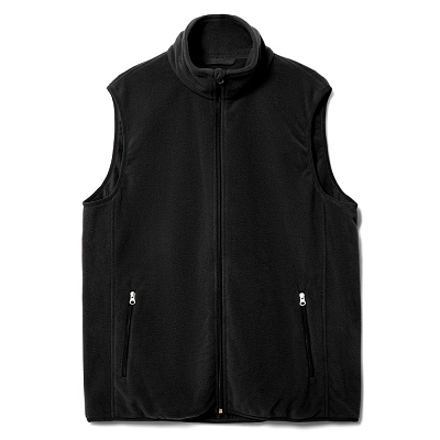 Жилет флисовый унисекс Nesse, черный (Чёрный)