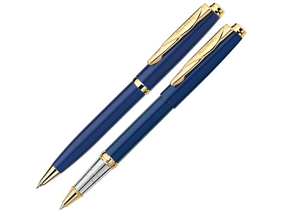 Набор Pen and Pen: ручка шариковая, ручка-роллер (Синий)