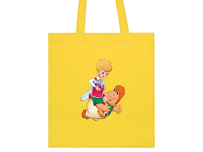 Сумка из хлопка 105 г/м2 Карлсон (Желтый)