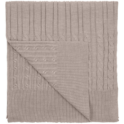 Шарф Heat Trick, темно-серый меланж (Бежевый)