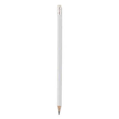 Natural pencil with eraser (Белый)
