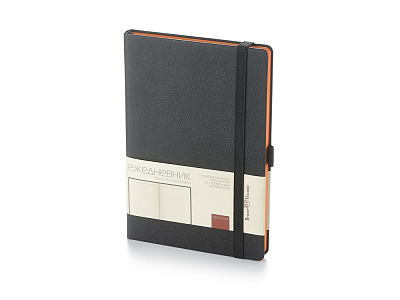 Ежедневник недатированный А5 Monaco (Чёрный)