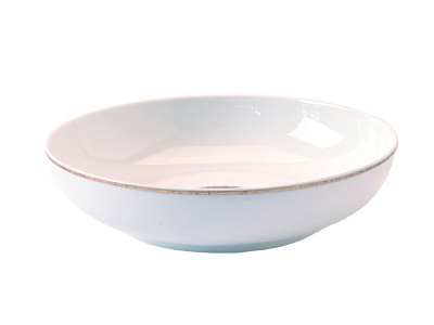 Суповая тарелка S.PLATE 2 GLD (Белый)