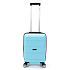 Чемодан TORBER В Отпуск, бирюзовый, полипропилен, 33 х 22 х 53 см, 35 л - Фото 9