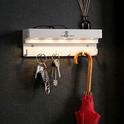 Ключница "KeyHub" с подсветкой  (Белый)