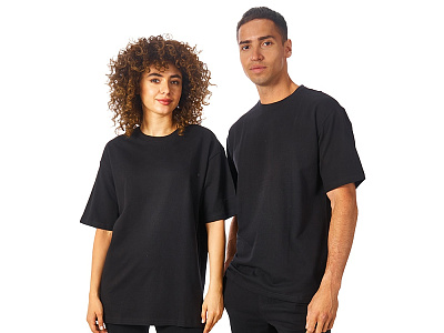 Футболка из френч терри Warsaw, унисекс (Чёрный)