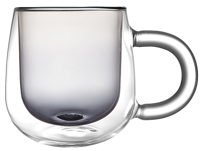 Кружка с двойными стенками и градиентом Fog (Чёрный)